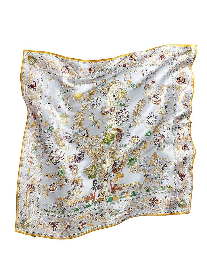 China Custom Lady Silk Scarf Manufacturer